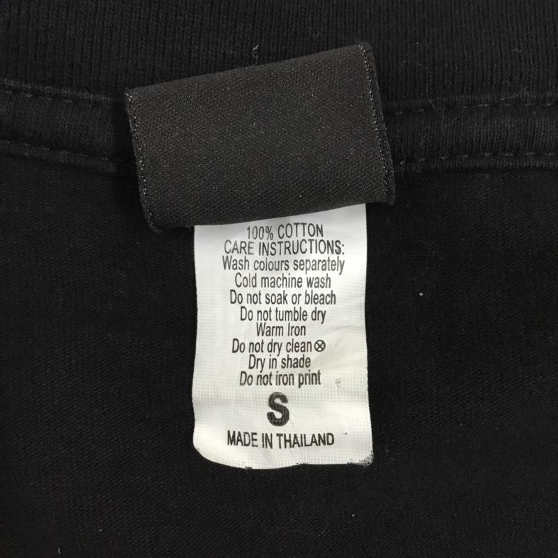 古着 USED Tシャツ 半袖 半袖カットソー プリントTシャツ クルーネックカットソー バンドTシャツ S プリント 黒 / ブラック /  メンズ USED 古着 中古 10113564