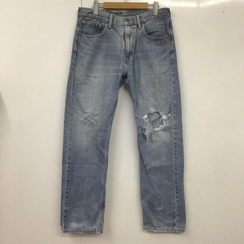 リーバイストラウスアンドコー Levi Strauss & co. パンツ デニム、ジーンズ デニムパンツ ワイドパンツ カジュアルパンツ 33インチ 無地 インディゴ / インディゴ /  メンズ USED 古着 中古 10126517