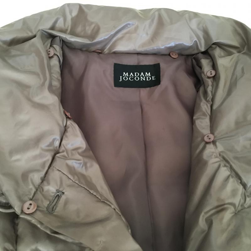 マダムジョコンダ MADAM JOCONDE コート ダウンコート 40 無地 茶 / ブラウン / レディース USED 古着 中古 10009152