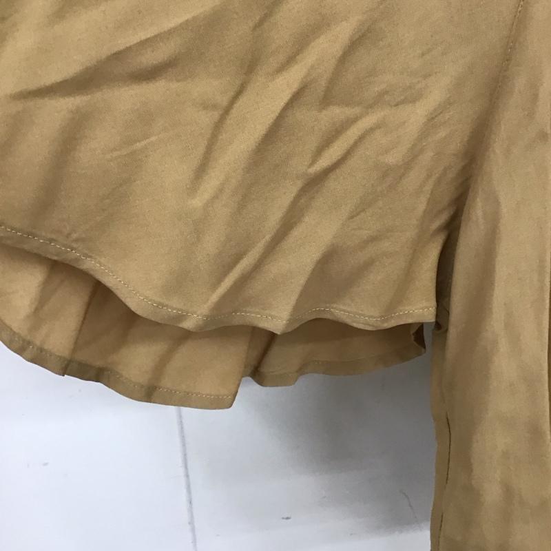スライ SLY シャツ、ブラウス 半袖 030bsm30-7300 2 無地 ベージュ / ベージュ / レディース USED 古着 中古 10119881