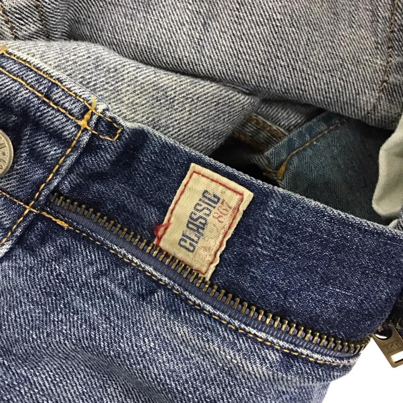 ポロラルフローレン POLO RALPH LAUREN パンツ デニム、ジーンズ デニムパンツ ワイドパンツ カジュアルパンツ 30インチ 無地 インディゴ / インディゴ /  メンズ USED 古着 中古 10125106