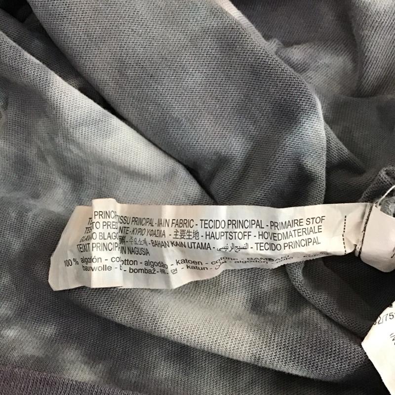 ザラ ZARA Tシャツ 半袖 クルーネック タイダイ M 総柄 灰 / グレー / レディース USED 古着 中古 10114106