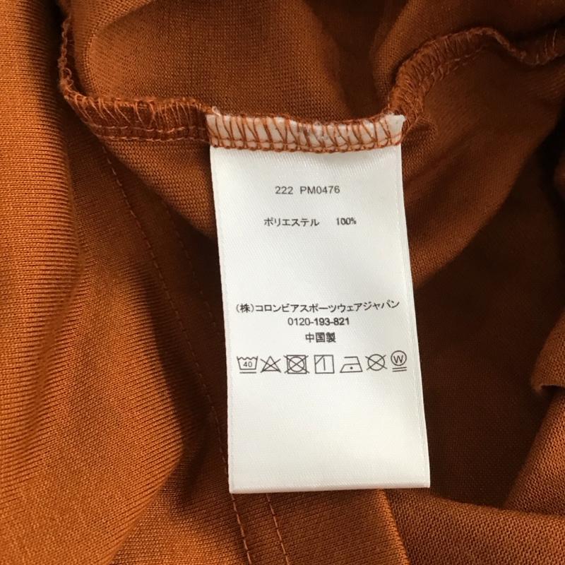 コロンビア Columbia カットソー 長袖 222 pm0476 長袖カットソー プリントTシャツ バックプリントT XL ロゴ、文字 キャメル / キャメル / メンズ USED 古着 中古 10136564