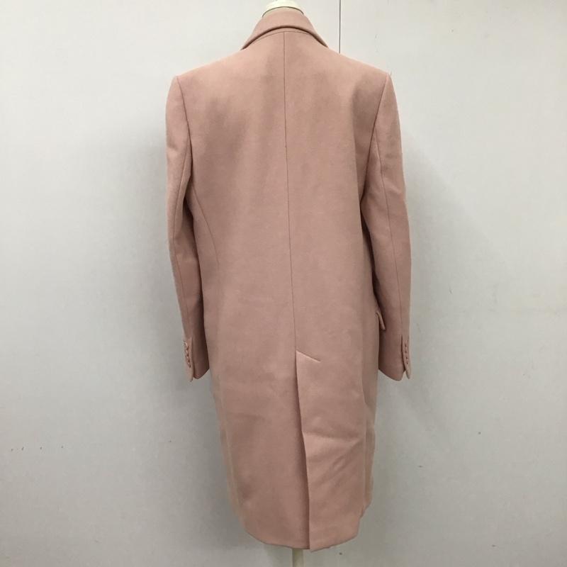 ザラ ZARA コート コート一般 9158 744 622 ロング丈 S 無地 桃 / ピンク / レディース USED 古着 中古 10118504