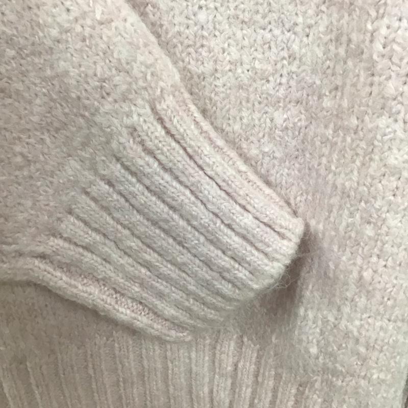 ザラ ZARA ニット、セーター 長袖 長袖ニットカットソー クルーネックカットソー セーター S 無地 桃 / ピンク /  レディース USED 古着 中古 10112112