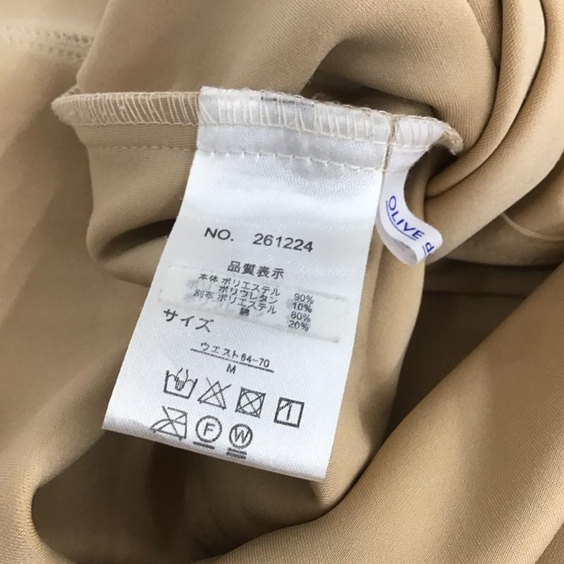 オリーブデオリーブ OLIVE des OLIVE スカート ロングスカート M 無地 アイボリー / アイボリー / レディース USED 古着 中古 10140065