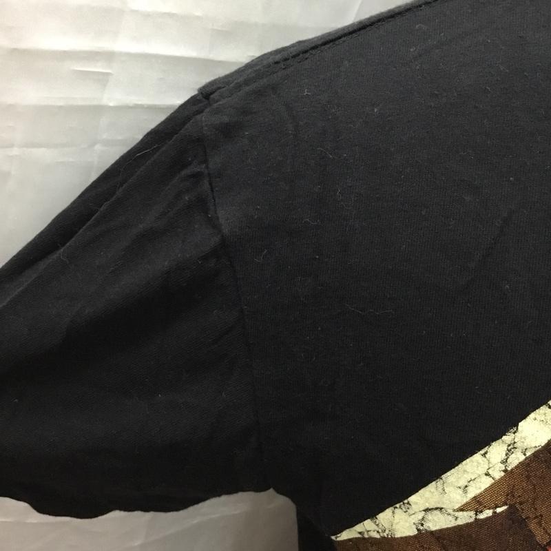 古着 USED Tシャツ 半袖 半袖カットソー プリントTシャツ クルーネックカットソー バンドTシャツ M プリント 黒 / ブラック /  メンズ USED 古着 中古 10111287