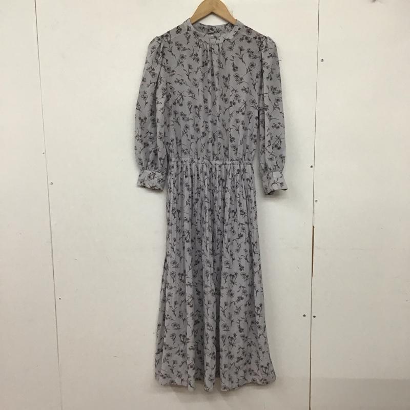 ロペピクニック ROPE PICNIC ワンピース ロングスカート 長袖ロングワンピース フレアスカート 38 総柄 マルチカラー / マルチカラー / レディース USED 古着 中古 10134211