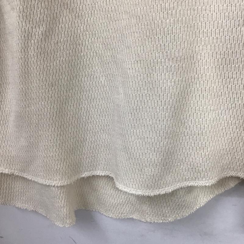 ニコアンド niko and... カットソー 長袖 L 無地 アイボリー / アイボリー / レディース USED 古着 中古 10129822