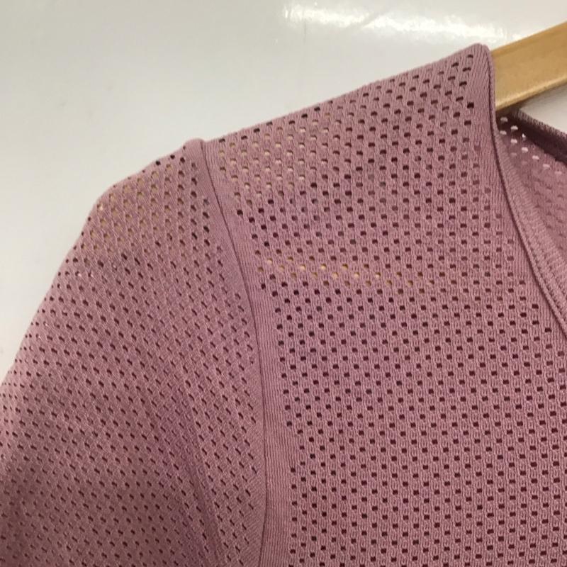 ナイキ NIKE Tシャツ 半袖 AT0579-515 DRI-FIT メッシュ スポーツウェア タグ付き S ワンポイント 桃 / ピンク / レディース USED 古着 中古 10135603