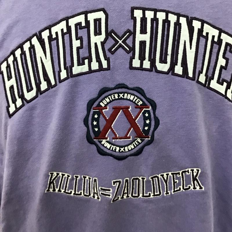 古着 USED トレーナー 長袖 HUNTER HUNTER L 無地 X 刺繍 紫 / パープル /  メンズ USED 古着 中古 10117146