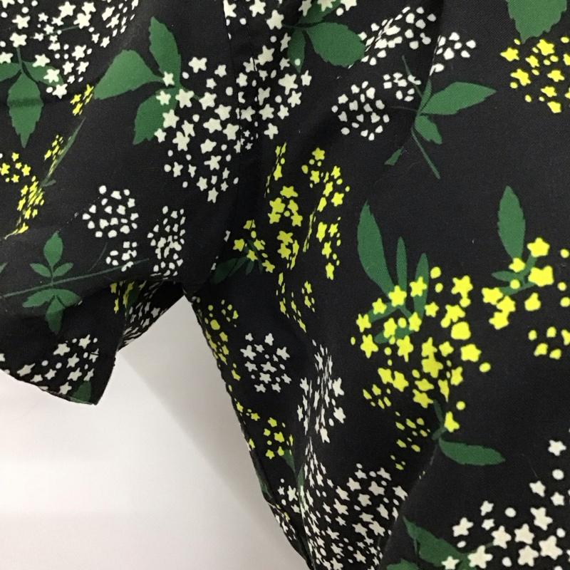 モンベル mont-bell シャツ、ブラウス 半袖 1114287 WIC ライト プリント ショートスリーブシャツ S 花柄 黒 / ブラック / レディース USED 古着 中古 10114918