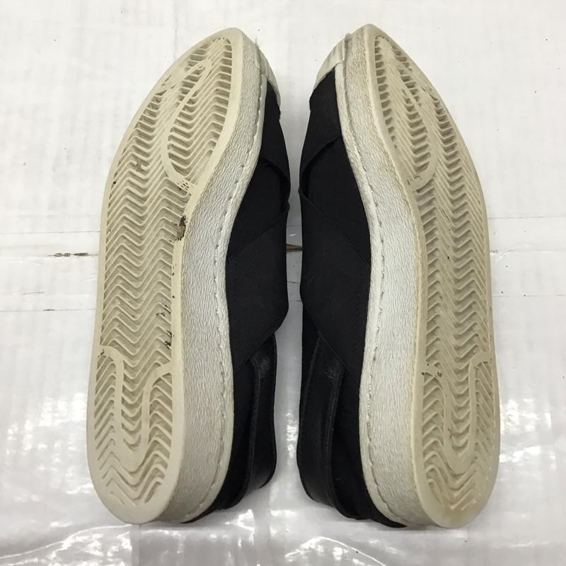 アディダス adidas スニーカー スニーカー S81337 スリッポン スーパースター 25cm 25.0cm ロゴ、文字 黒 / ブラック / X 白 / ホワイト / レディース USED 古着 中古 10118869
