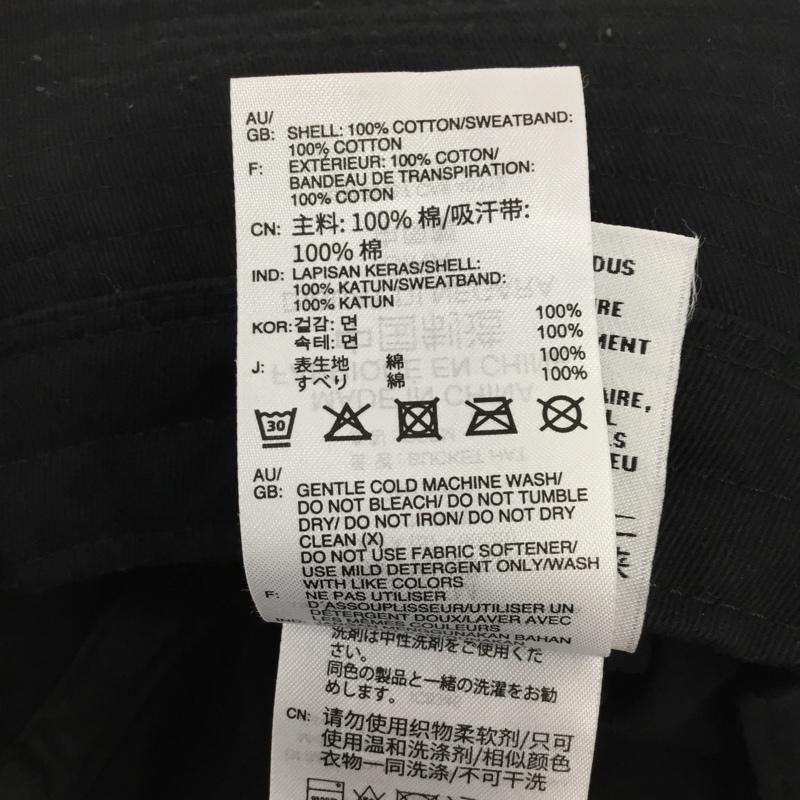 アディダス adidas 帽子 ハット IC8346 バケットハット ロゴ、文字 黒 / ブラック / メンズ USED 古着 中古 10105756