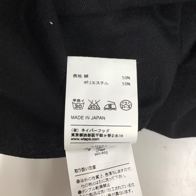 ダブルタップス WTAPS シャツ、ブラウス 半袖 半袖シャツ カラーシャツ 半袖カットソー 1 ロゴ、文字 黒 / ブラック / メンズ USED 古着 中古 10120543