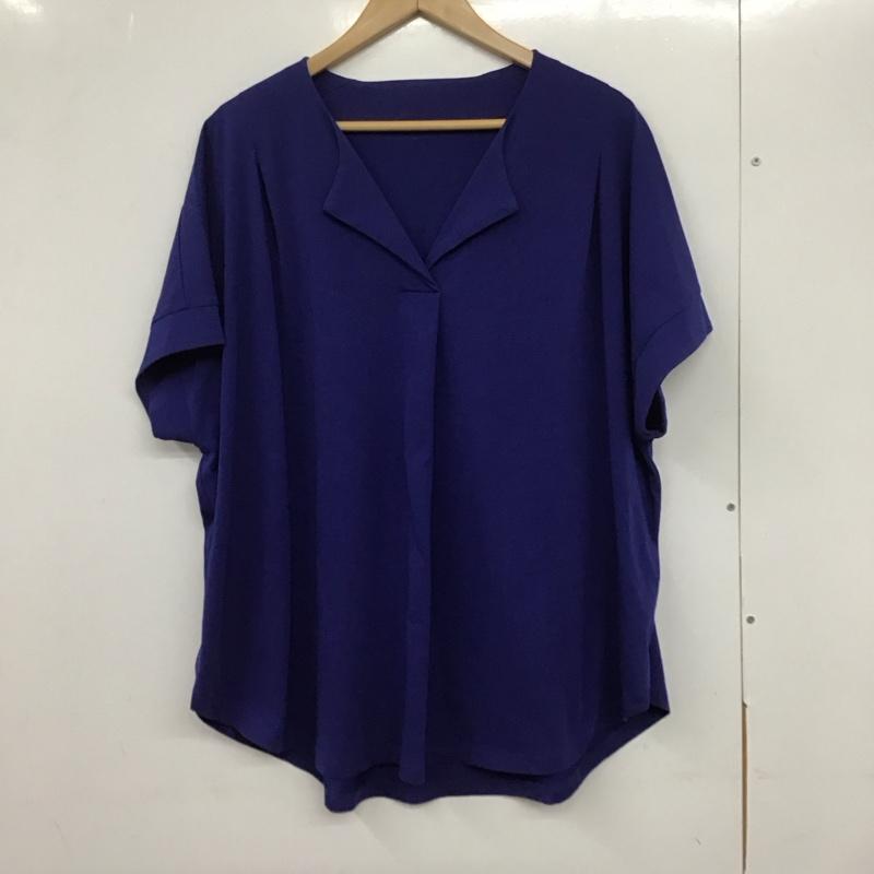 ニコアンド niko and... カットソー 半袖 L 無地 青 / ブルー / レディース USED 古着 中古 10133887