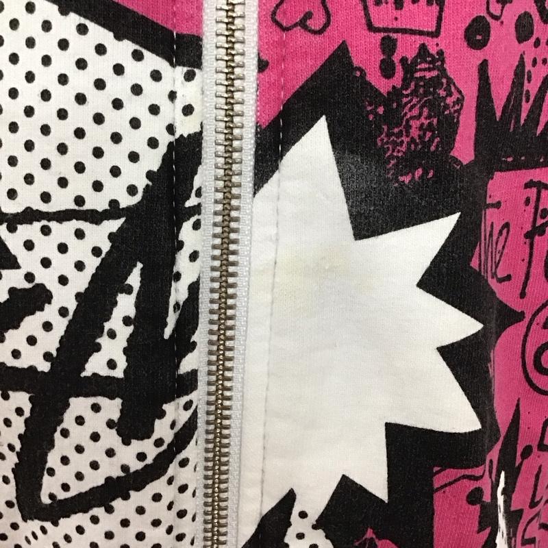 ステューシー STUSSY パーカー 長袖 ジップアップパーカー 長袖パーカー カジュアルジャケット XL プリント マルチカラー / マルチカラー /  メンズ USED 古着 中古 10125550