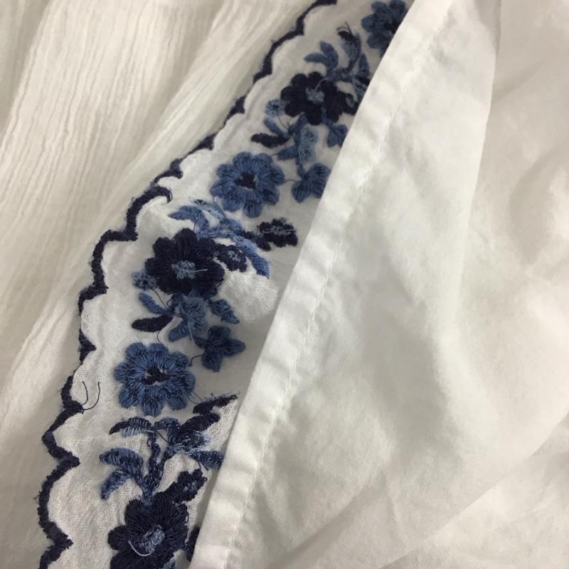 ポロラルフローレン POLO RALPH LAUREN スカート ミニスカート ミニスカート フレアスカート 刺繍 白 / ホワイト / レディース USED 古着 中古 10136113