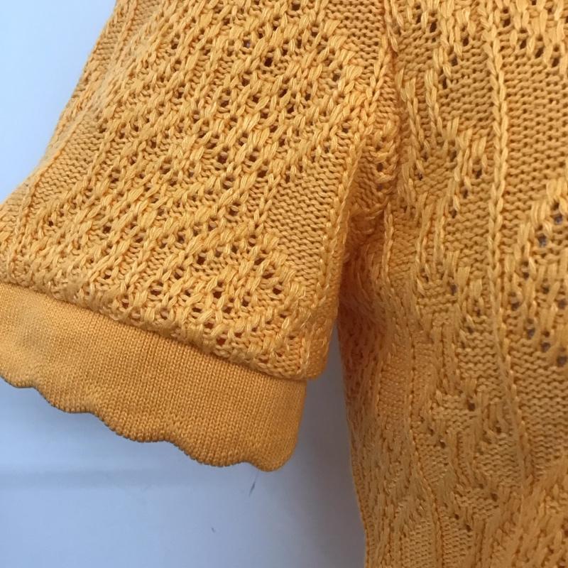 ザラ ZARA カットソー 半袖 半袖カットソー Tシャツ クルーネックカットソー S 橙 / オレンジ / レディース USED 古着 中古 10112117