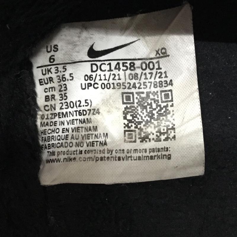 ナイキ NIKE シューズ シューズ DC1458-001 BURROW サンダル サボ スリッポン 23cm 23.0cm ロゴ、文字 黒 / ブラック / レディース USED 古着 中古 10114224