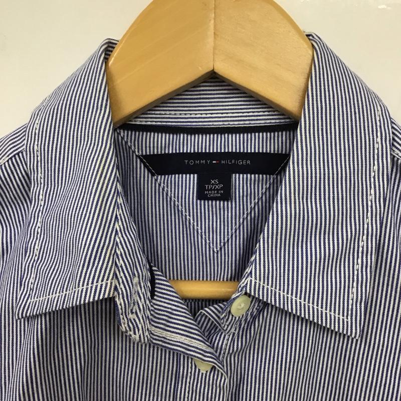 トミーヒルフィガー TOMMY HILFIGER シャツ、ブラウス 長袖 XS ストライプ マルチカラー / マルチカラー / レディース USED 古着 中古 10129831