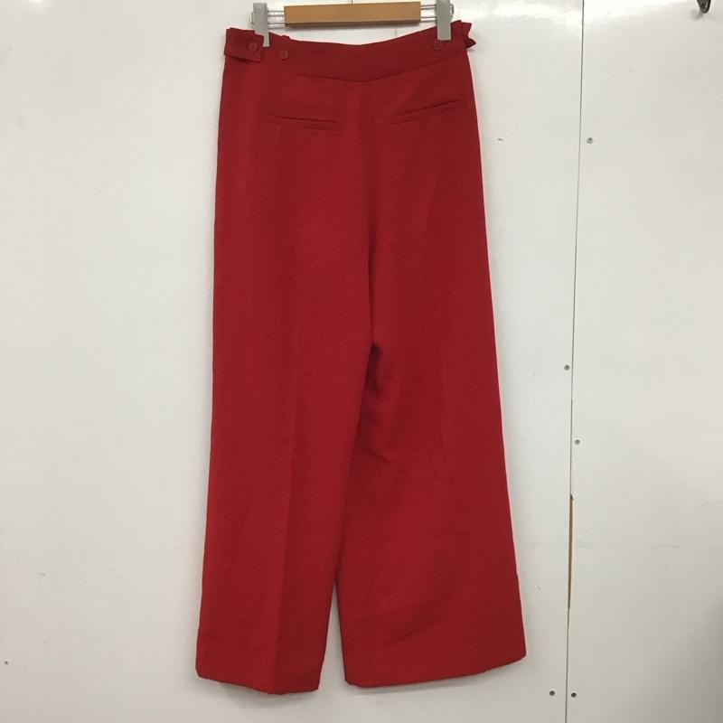 ザラ ZARA パンツ スラックス S 無地 赤 / レッド / レディース USED 古着 中古 10137774