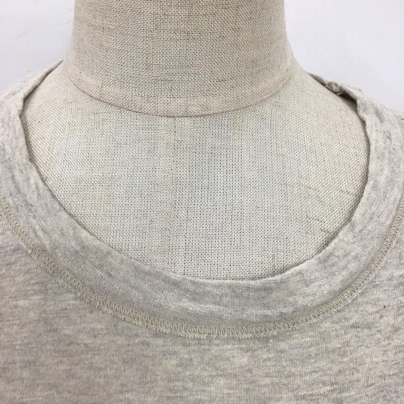 フォーティーファイブアールピーエム 45RPM Tシャツ 半袖 クルーネック コットン 1 ロゴ、文字 灰 / グレー / レディース USED 古着 中古 10112342