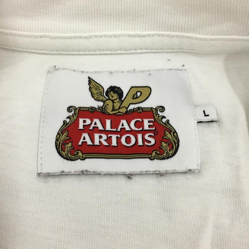 パレス PALACE Tシャツ 半袖 半袖カットソー プリントTシャツ クルーネックカットソー L プリント 白 / ホワイト /  メンズ USED 古着 中古 10109293