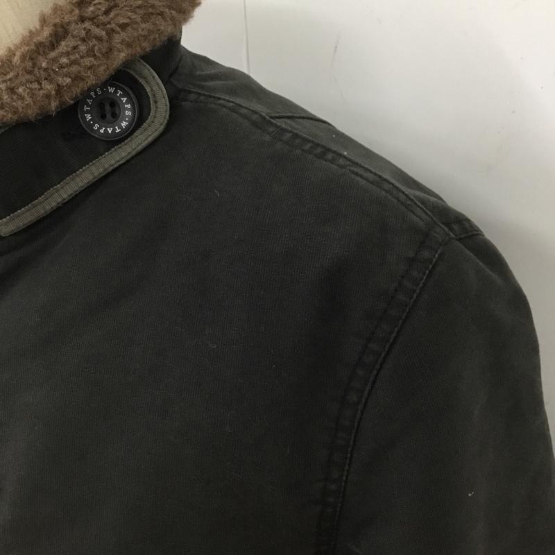 ダブルタップス WTAPS ジャケット、上着 ジャンパー、ブルゾン 112gwdt-jkm06 11AW クロスボーンミリタリージャケット アウター ジップアップジャケット 3 無地 黒 / ブラック / メンズ USED 古着 中古 10109371