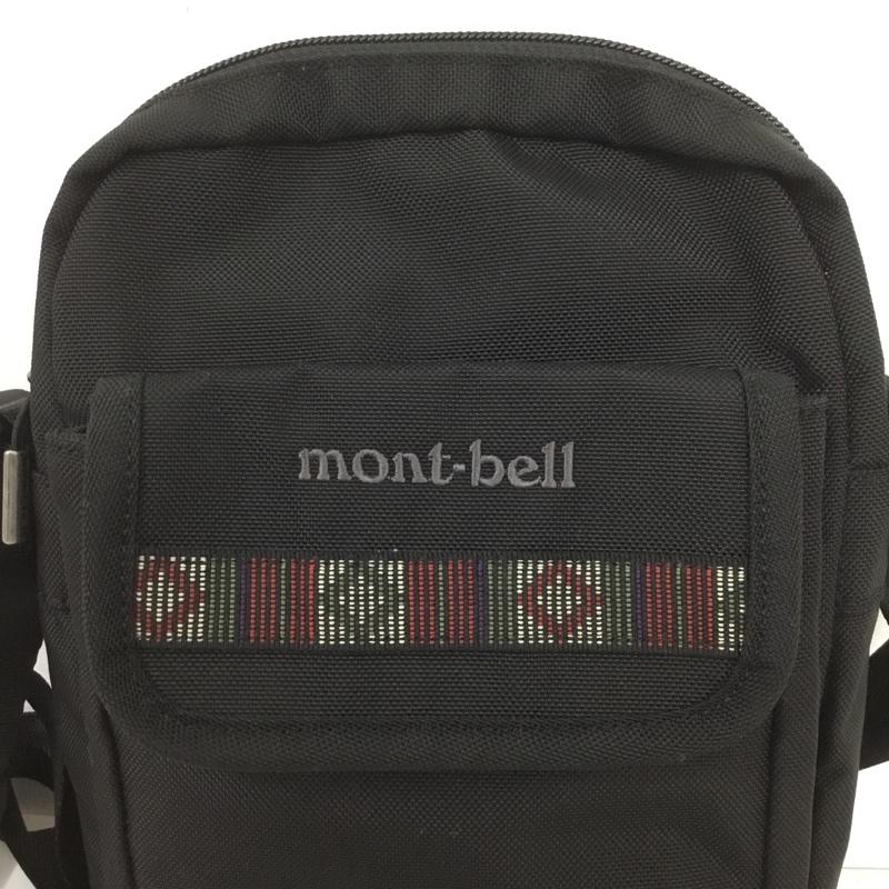 モンベル mont-bell ショルダーバッグ ショルダーバッグ ML5O-E16S-071 ミニショルダー ポシェット ロゴ、文字 黒 / ブラック / メンズ USED 古着 中古 10124635
