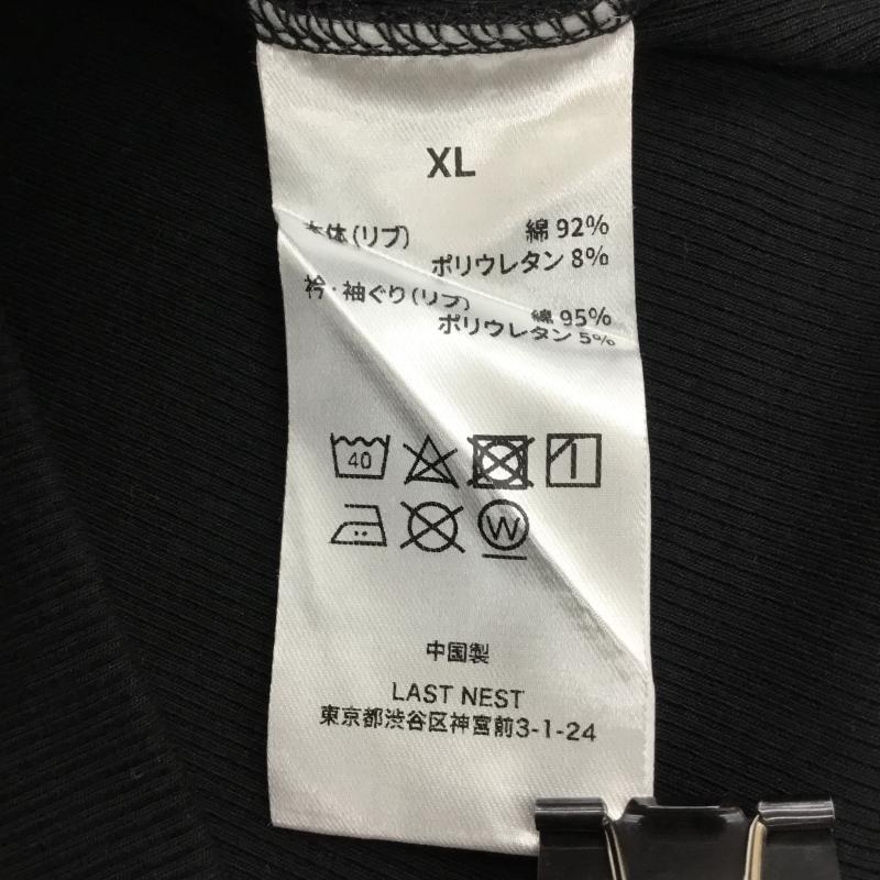 ラストネスト LAST NEST タンクトップ タンクトップ XL ロゴ、文字 黒 / ブラック / メンズ USED 古着 中古 10138863