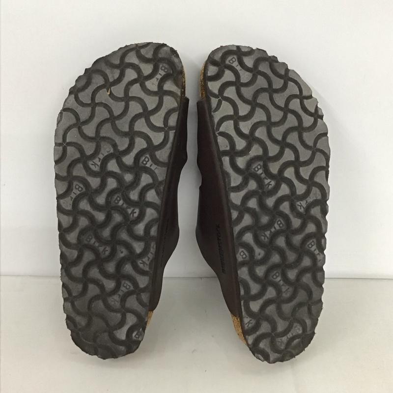 ビルケンシュトック BIRKENSTOCK サンダル サンダル 36 ベルト ロゴ、文字 茶 / ブラウン / レディース USED 古着 中古 10132470