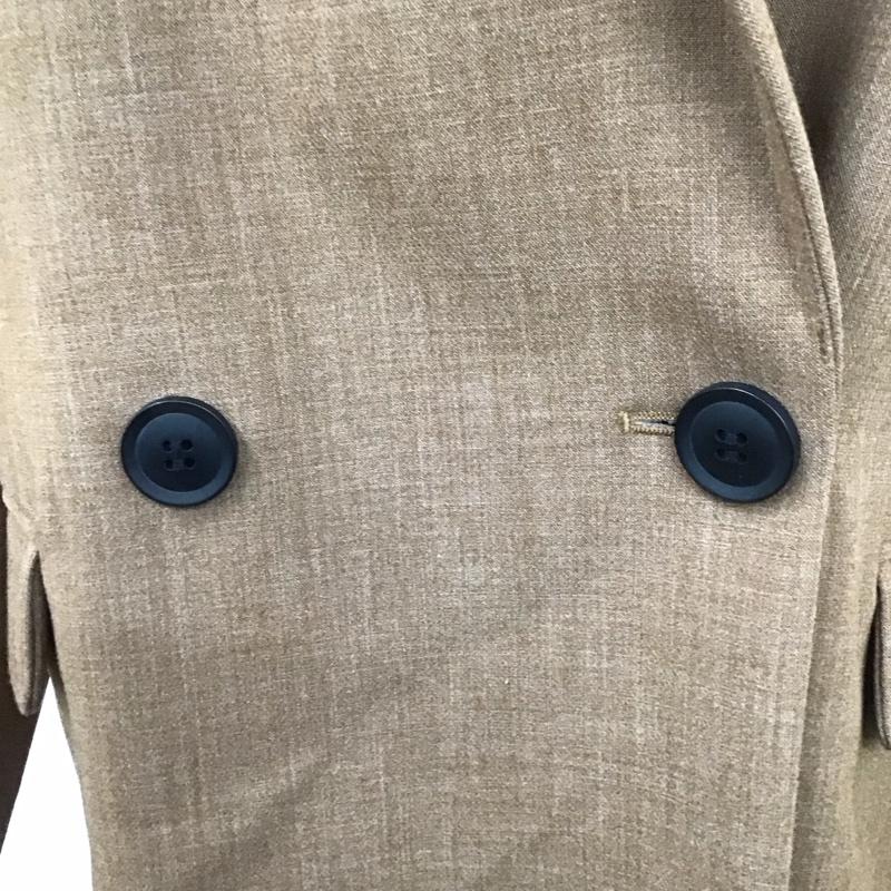 スライ SLY ジャケット、上着 ジャケット、ブレザー 010ESW30-0960 BOXY DOUBLE JACKET 1 無地 茶 / ブラウン / レディース USED 古着 中古 10123871