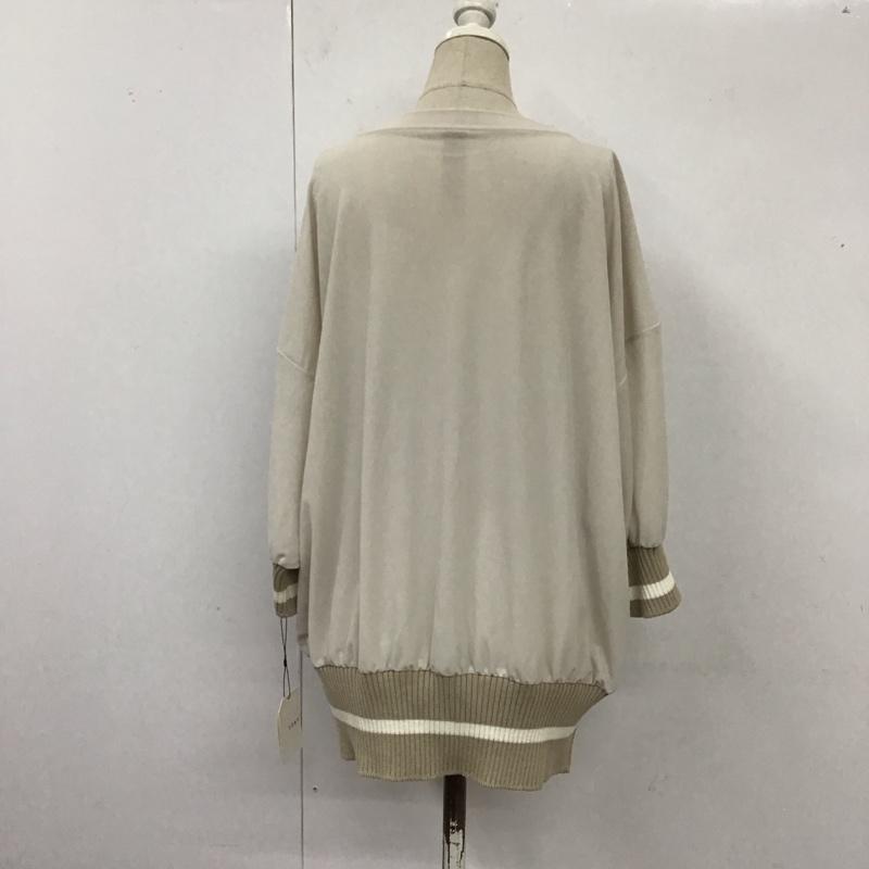 ヨート YORT カットソー 半袖 半袖カットソー シースルーカットソー 半袖シャツ 38 無地 ベージュ / ベージュ / レディース USED 古着 中古 10118589