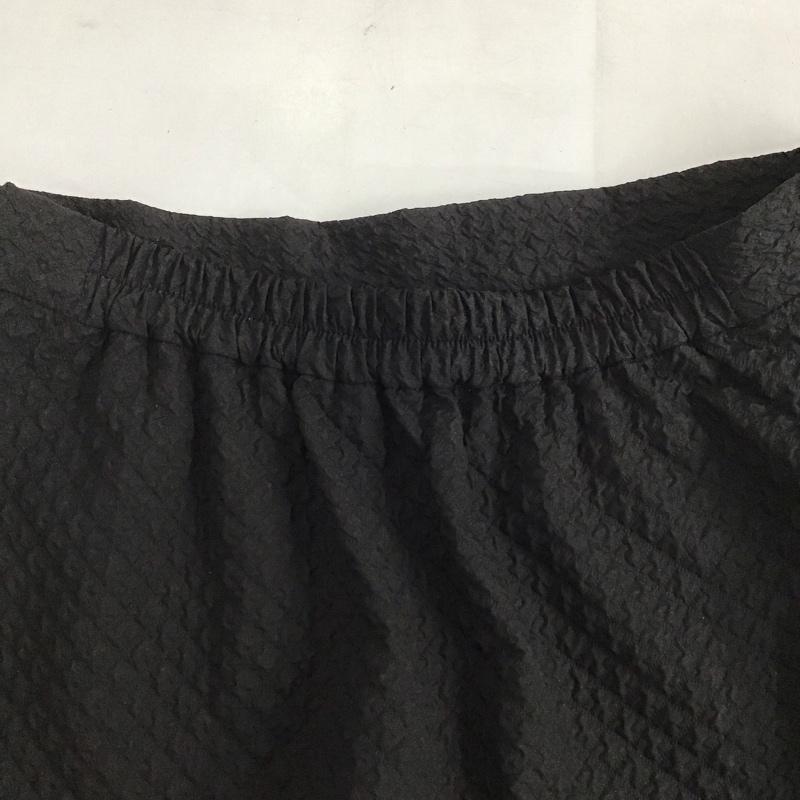 ローリーズファーム LOWRYS FARM スカート ロングスカート FREE 無地 黒 / ブラック /  レディース USED 古着 中古 10133306