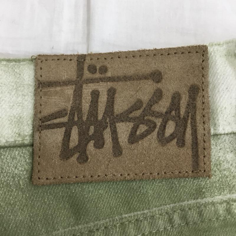 ステューシー STUSSY パンツ デニム、ジーンズ BIG OL JEAN SPRAY DYE 32インチ 無地 緑 / グリーン / メンズ USED 古着 中古 10135809