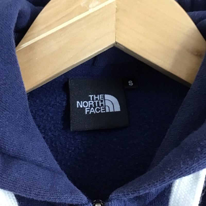 ザノースフェイス THE NORTH FACE パーカー 長袖 NT61502X ジップパーカー S プリント X ロゴ、文字 紺 / ネイビー / メンズ USED 古着 中古 10131417