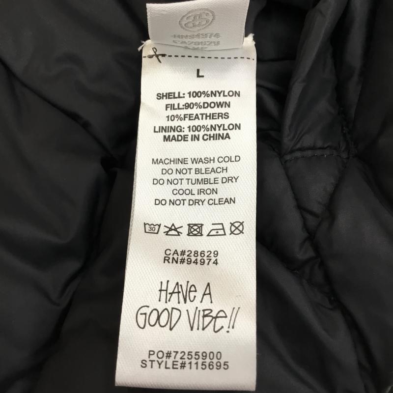 ステューシー STUSSY ジャケット、上着 ダウンベスト 115695 L アニマル柄 茶 / ブラウン / X ベージュ / ベージュ / メンズ USED 古着 中古 10137892