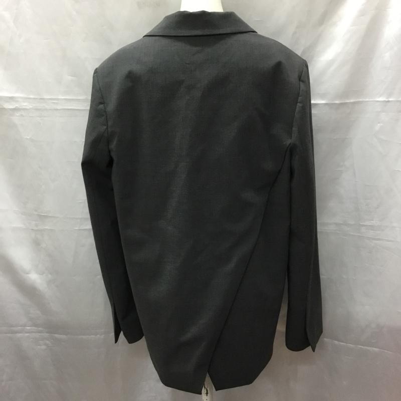ザラ ZARA ジャケット、上着 ジャケット、ブレザー 1255 836 922 テーラードジャケット ロング丈 S 無地 灰 / グレー / レディース USED 古着 中古 10112899