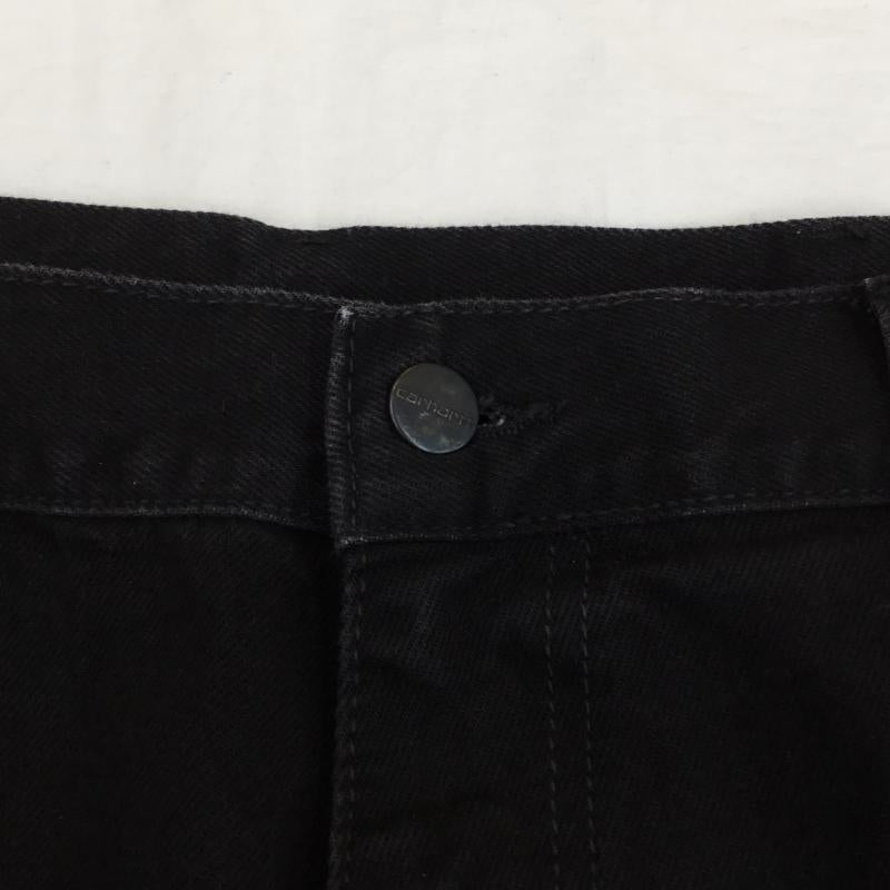 カーハート Carhartt パンツ ワークパンツ、ペインターパンツ Carhartt SINGLE KNEE PANT 34 ワンポイント 黒 / ブラック / メンズ USED 古着 中古 10127629