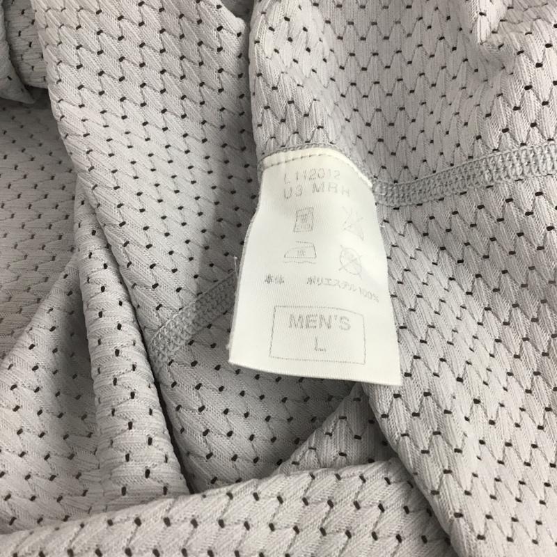 ナイキ NIKE カットソー 半袖 半袖カットソー プリントTシャツ スポーツウェア Vネック L ロゴ、文字 灰 / グレー / メンズ USED 古着 中古 10146985