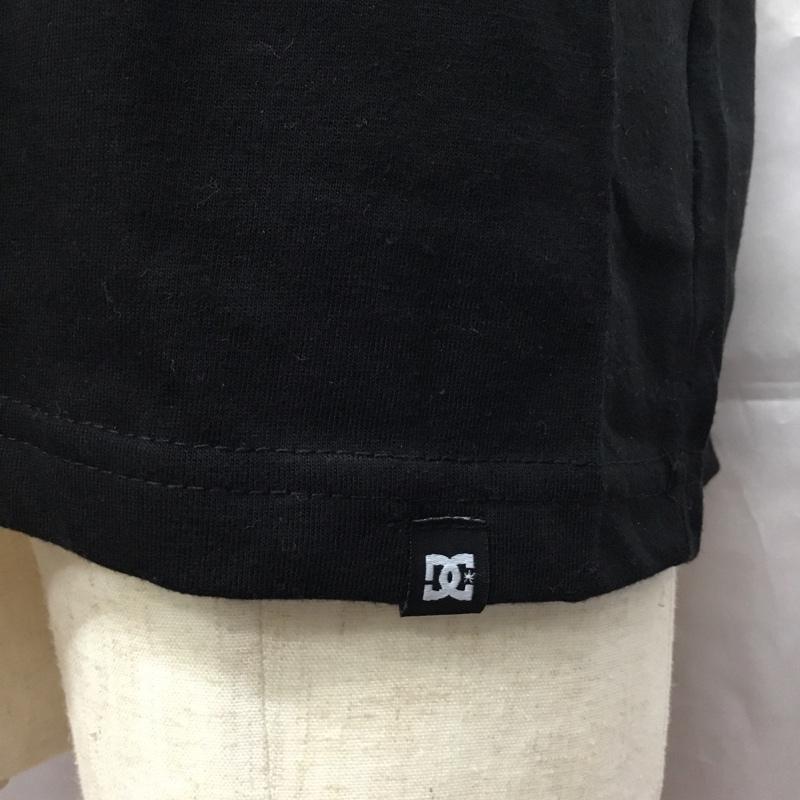 ディーシーシューズ DC SHOES Tシャツ 半袖 半袖カットソー プリントTシャツ クルーネックカットソー L ロゴ、文字 黒 / ブラック / メンズ USED 古着 中古 10111284