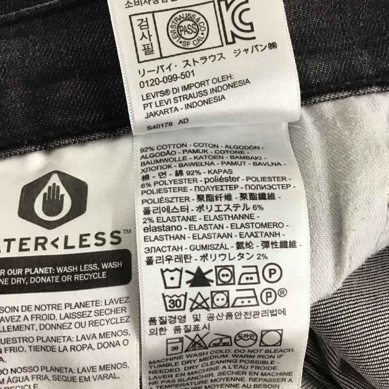 リーバイス・ビンテージ・クロージング LEVI S VINTAGE CLOTHING パンツ デニム、ジーンズ 04511-3096 Slim Fit Jeans W32 L30 ストレッチ 32インチ 無地 黒 / ブラック / メンズ USED 古着 中古 10133258