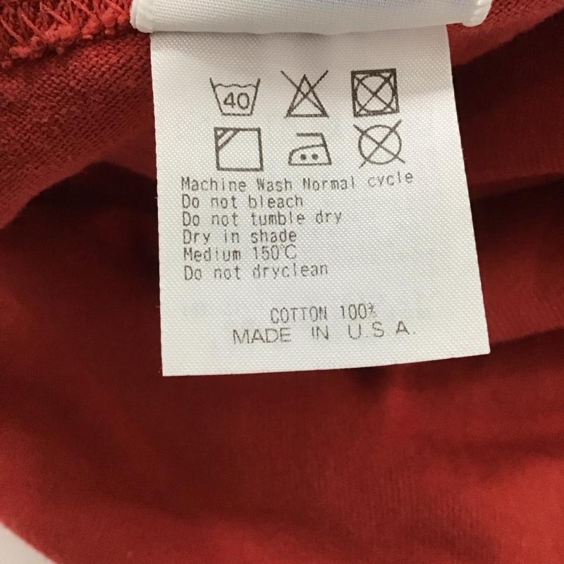 チャンピオン Campion Tシャツ 半袖 L 無地 赤 / レッド / メンズ USED 古着 中古 10128281