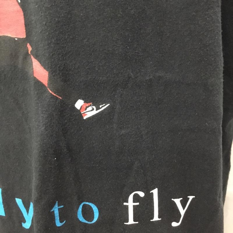 エアジョーダン AIR JORDAN Tシャツ 半袖 半袖カットソー プリントTシャツ クルーネックカットソー 古着 スポーツウェア L プリント 黒 / ブラック / メンズ USED 古着 中古 10108238
