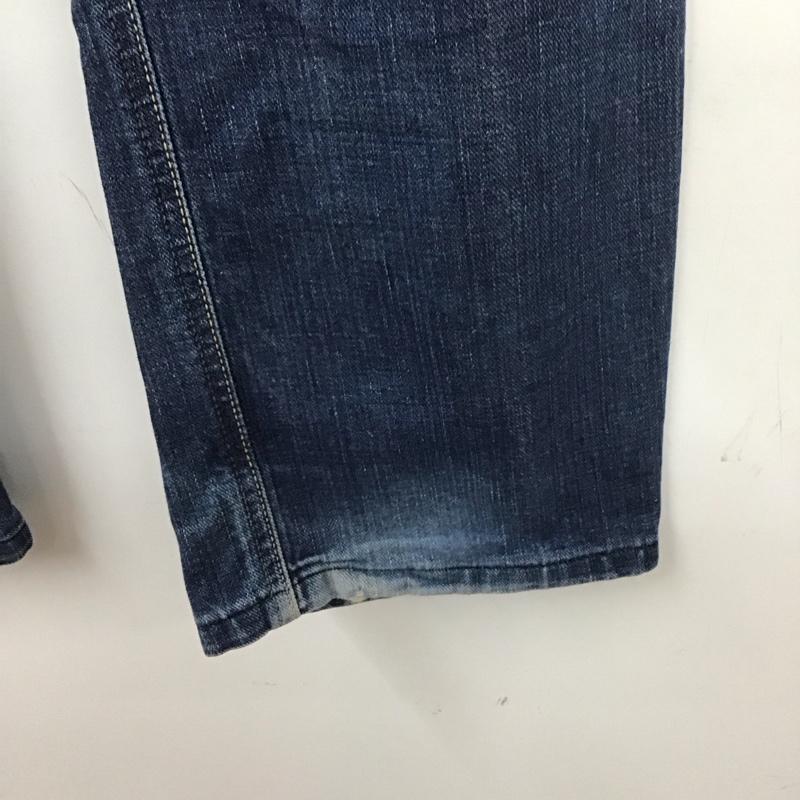 リー Lee パンツ デニム、ジーンズ デニムパンツ スリムパンツ カジュアルパンツ 90s 復刻セルビッチ 31インチ 無地 インディゴ / インディゴ /  メンズ USED 古着 中古 10126651