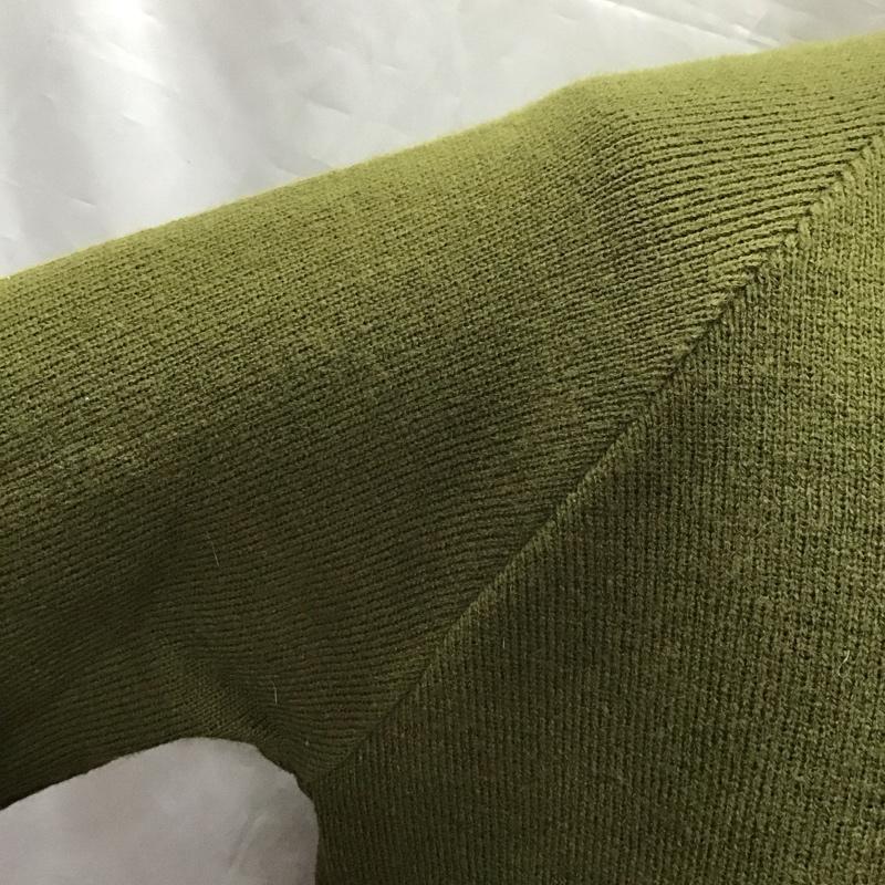 コムデギャルソン COMME des GARCONS カーディガン 長袖 sz-n006 厚手カーディガン 前開きカーディガン 長袖ニットカーディガン XL 無地 カーキ / カーキ / メンズ USED 古着 中古 10122686
