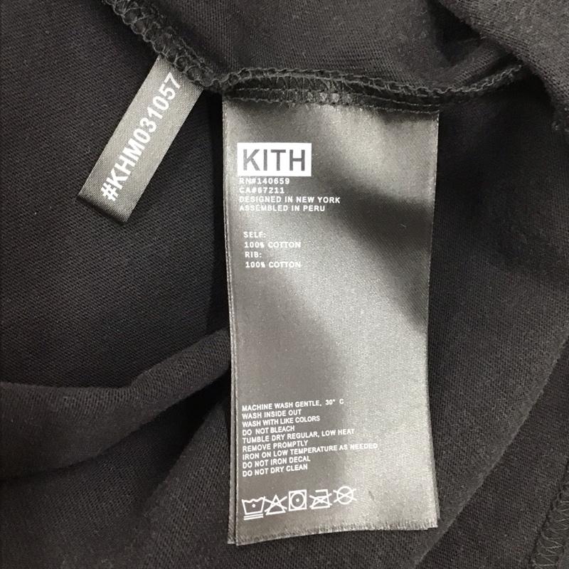 キス KITH Tシャツ 半袖 半袖カットソー プリントTシャツ クルーネックカットソー S プリント 黒 / ブラック /  メンズ USED 古着 中古 10111014
