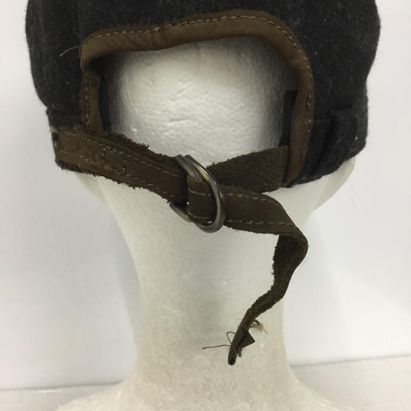 ニューエラ NEW ERA 帽子 キャップ ワークキャップ ウール ロゴ、文字 チャコールグレー / チャコールグレー / メンズ USED 古着 中古 10133822