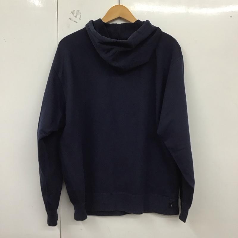 ナイキ NIKE パーカー 長袖 長袖パーカー プルオーバーパーカー スウェット XL ロゴ、文字 紺 / ネイビー /  メンズ USED 古着 中古 10129080